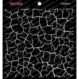 Craft Stencils - Crackle Fx 6x6 - Mudra