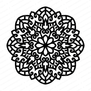 Craft Stencils - Mandala 6x6 - Mudra