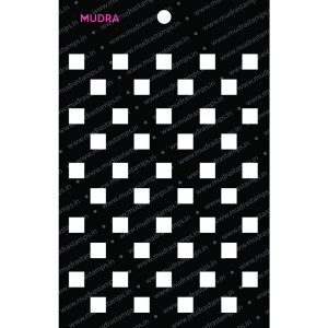 Craft Stencils - Checkers 6x4 - Mudra