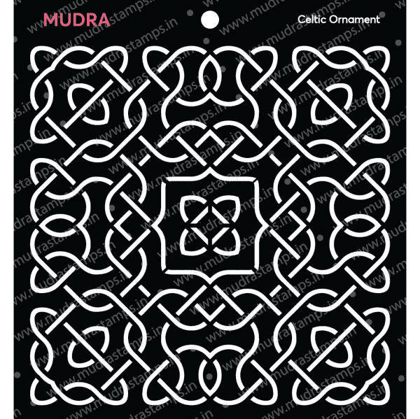 Craft Stencils - Celtic Ornament 6x6 - Mudra