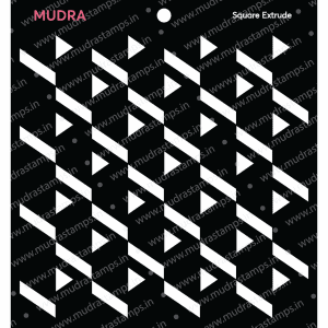 Craft Stencils - Square Extrude 6x6 - Mudra