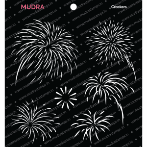 Craft Stencils - Crackers 6x6 - Mudra