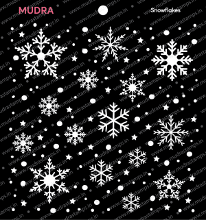 Craft Stencils - Snowflakes 6x6 - Mudra