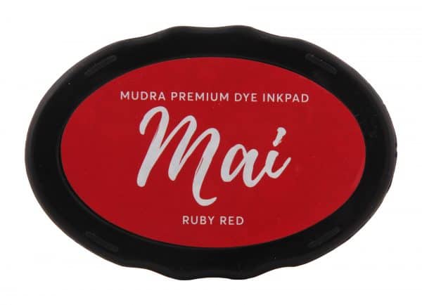 Stamping Dye Inkpad Mai - Ruby Red - Mudra