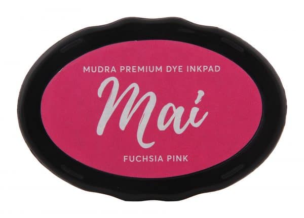 Stamping Dye Inkpad Mai - Fuchsia Pink - Mudra