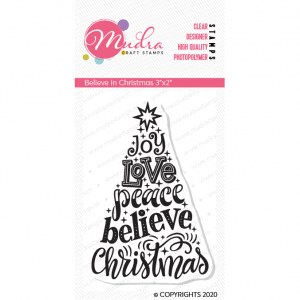 Belive in christmas - clear stamps